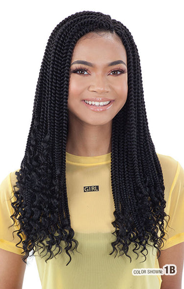 MODEL MODEL 3X Zoey Braid Straight 18